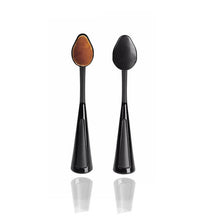 New Pro Cosmetic Makeup Face Powder Blusher Toothbrush Curve Foundation Brush