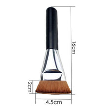 New Professional Women Lady Soft Makeup Flat Contour Blend Brush For Face Cheeks Foundation Popular Makeup Beauty Tools