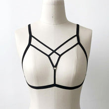 New Summer 2017 sexy Goth Lingerie Elastic sexy bra Strappy Crop Top Body belt For Women #43