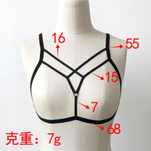 New Summer 2017 sexy Goth Lingerie Elastic sexy bra Strappy Crop Top Body belt For Women #43