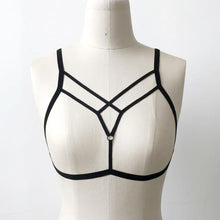 New Summer 2017 sexy Goth Lingerie Elastic sexy bra Strappy Crop Top Body belt For Women #43