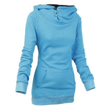 New Thick Women Hat Cap Hoody High Quality Outerwear Pullovers with Button and Pocket 70209