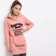 New Thicken Korean Women Hip-length Long Hat Cap Hoody Hoodies Hooded Outerwear Sweatshirt Casual Pullovers 70107