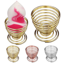 New Top Fashion 1PC Makeup Beauty Stencil Egg Powder Puff Sponge Display Stand Drying Holder Rack 2017 Anne