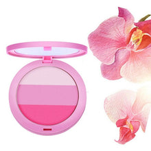 New Top Fashion 3 Color Blush Makeup Baked Cheek Blusher Palette Colorete Sleek Cosmetic Face Shadow Press Powder Anne