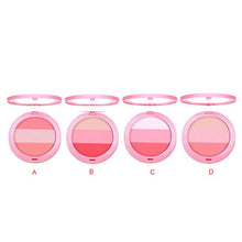 New Top Fashion 3 Color Blush Makeup Baked Cheek Blusher Palette Colorete Sleek Cosmetic Face Shadow Press Powder Anne