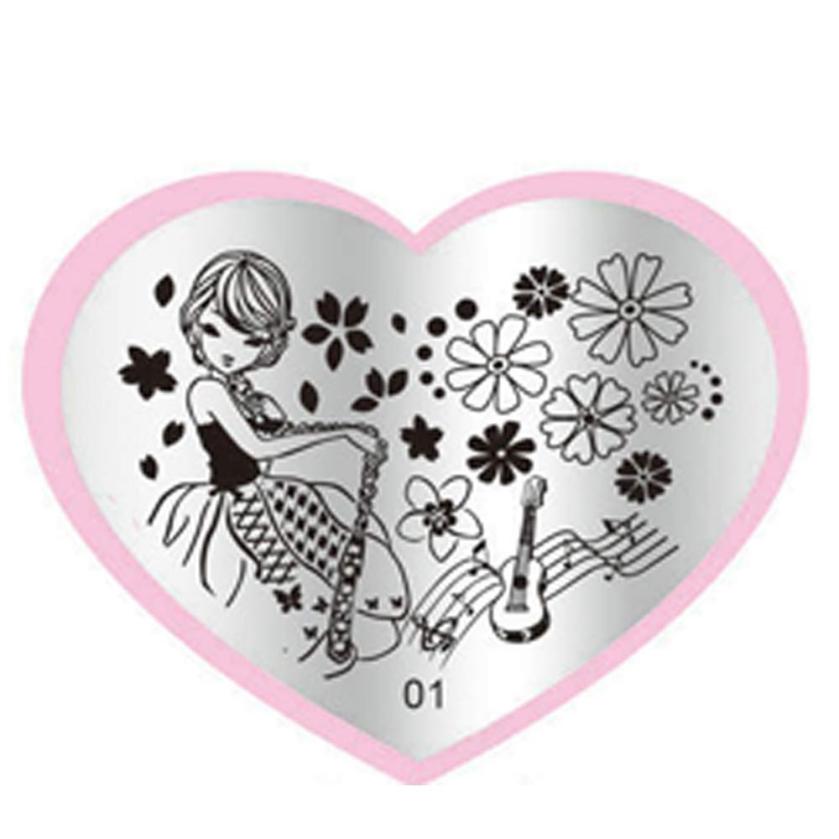 New Top Fashion DIY Nail Art Image Stamp Stamping Plates Manicure Template vernis stamping pour ongle  Yo SY