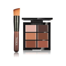 New Top Fashion High quality ingredients 6-Color Concealer Foundation Primer + Primer Combination Brush Skewers Anne