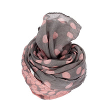 New Womens Long Polka Dot Scarf Wraps Shawl Stole Soft Bufanda Negra Chiffon Scarves Women Best Choice Sciarpa #698