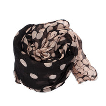 New Womens Long Polka Dot Scarf Wraps Shawl Stole Soft Bufanda Negra Chiffon Scarves Women Best Choice Sciarpa #698