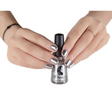 New and high quality Mirror Nail Polish Plating Silver Paste Metal Color Stainless Steel Mirror Silver Nail Polish for Nail Art