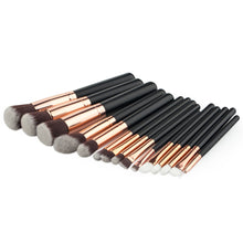 New fashion design 15PCS/1Set Cosmetic Makeup Brush Brushes Set Foundation Powder Eyeshadow rose gold makeup brushes Anne