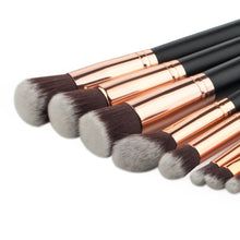 New fashion design 15PCS/1Set Cosmetic Makeup Brush Brushes Set Foundation Powder Eyeshadow rose gold makeup brushes Anne