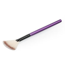 New fashion high quality 1Pc Fan Brush Portable Slim Professional Makeup Brush Artificial Fiber Material Anne