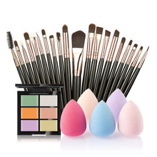 New fashion high quality 6-Color Concealer +20 Makeup Brush + Water Puff Puff Powder Puff pincel de base Anne