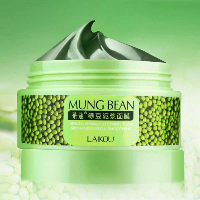 Nutrition Deep Clean Mung Bean Mask Face Mask Cream Essence Moisturizing Oil-Control Anti-Aging Anti Wrinkle Cream