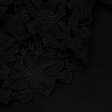Off Shoulder Blouse Lace Floral Hollow Out Long Sleeve Spring Women Clothes Blusas Femininas Black Slim Blouses#121