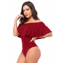 Off Shoulder Summer Overalls For Women Ruffles Sexy Bodysuit Lasies Summer Beachwear One Piece Jumpsuit#212