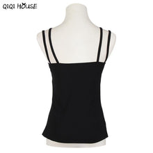 Off Shoulder Tops Sexy Cross Bandage Sleeveless Shirt Casual Basic Tops Roupas Feminina#E905