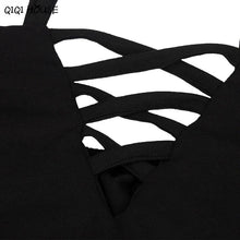 Off Shoulder Tops Sexy Cross Bandage Sleeveless Shirt Casual Basic Tops Roupas Feminina#E905