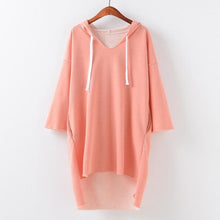 Oversize Long Women Hoodies Sweatshirts Camouflage Casual Candy Color Autumn Pullovers Felpa Donna#A11