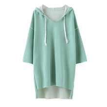 Oversize Long Women Hoodies Sweatshirts Camouflage Casual Candy Color Autumn Pullovers Felpa Donna#A11