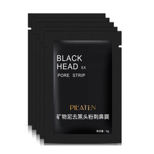 PILATEN fashion 10pcs Blackhead Remover Black Mud Deep Cleansing Purifying Peel Acne Face Mask Strawberry nose oily skin Anne
