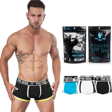 PINK HEROES 3Pcs High Quality Mens Boxers Soft Cotton Underwear Shorts Men Boxers Underpants calzoncillos hombre boxer marc #23