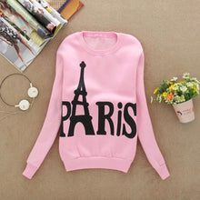 Pink Sweatshirt Women Print Letter Loose Pullovers Casual Long Sleeve Autumn Tops Felpe Donna Moletom#F922