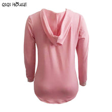 Pink Womens Tracksuit Long Sleeve Hoodie Sweatshirt Casual Loose Jumper Pullover Moleton Feminina Felpe Donna#C908