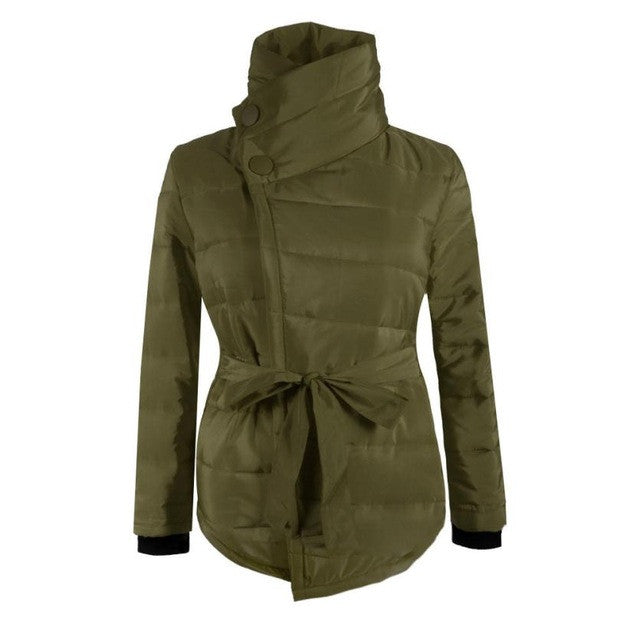 Plus Size 3XL Women Coats Warm Winter Long Sleeve Lash Irregular Coat Thicken Warm Colete Feminino De Inverno#C927
