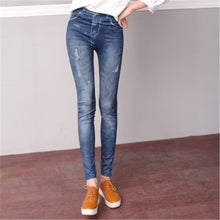 Plus Size Fashion Ankle Leggings Mid Denim Thin Legging 10 Colors High Quality 71851