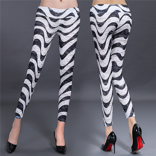 Plus Size Fashion Ankle Leggings Mid Denim Thin Legging High Quality 71860