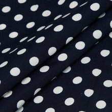 Plus Size S-4XL Blouses Women Casual Polka Dot Long Sleeve Summer Chiffon Shirt Ladies Tops camisas femininas 2017 Deep Blue #82