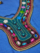 Plus Sizes L~3XL Colorful Bead Ethnic Embroidery African Blouse Sheer Long Shirts Women 2017 Women Loose Oversized Big Size