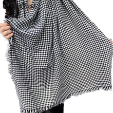Ponchos nd Capes Womens Winter Warm Knit Wool Long Plaid Shawl Stole Scarves Women's Big ponchos And Capes Echarpe Plaid #521