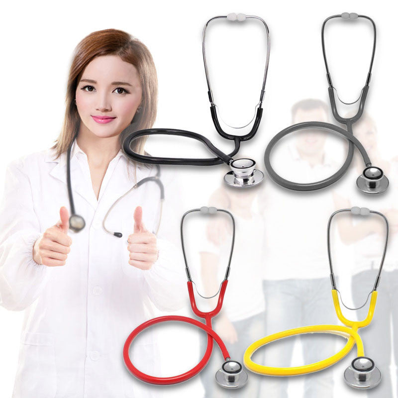 Portable Dual Head EMT Clinical Stethoscope Medical Auscultation Device Random Color