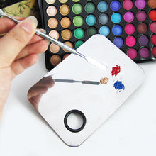Pro Cosmetic Nail Makeup Mixing Palette Spatula Tool Professional Stainless Steel
