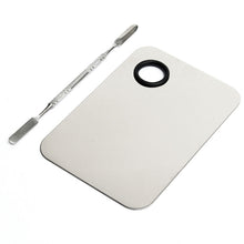 Pro Cosmetic Nail Makeup Mixing Palette Spatula Tool Professional Stainless Steel