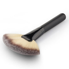 Pro Fan Blush Face Powder Foundation Blending Cosmetic Makeup Brushes Tools