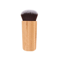 Pro Flat Professional Bamboo Cosmetic Handle Makeup Face Powder Blush Foundation Brushes Tool