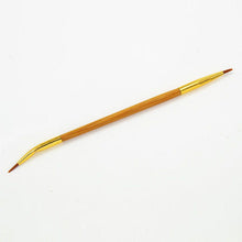 Pro MakeUp Cosmetic Double Sided Ended Brushes Eyeshadow Eye Brow Tools Lip Eyeliner Oblique Bending Brush