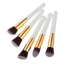 Professional 10pcs Makeup Brushes Set Powder Foundation Eyeshadow Tool Synthetic Hair pinceaux maquillage 2017 Anne