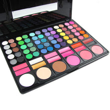 Professional 78 Color Eye Shadow Cheek Blusher Lip Gloss Makeup Palette Kit