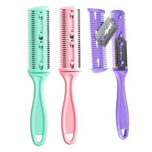 Professional Dual Side Cutting Hair Beauty Trimmer Comb Haircuts Blade Home DIY Cut Thinning Slim Hair Cut Tool