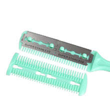 Professional Dual Side Cutting Hair Beauty Trimmer Comb Haircuts Blade Home DIY Cut Thinning Slim Hair Cut Tool
