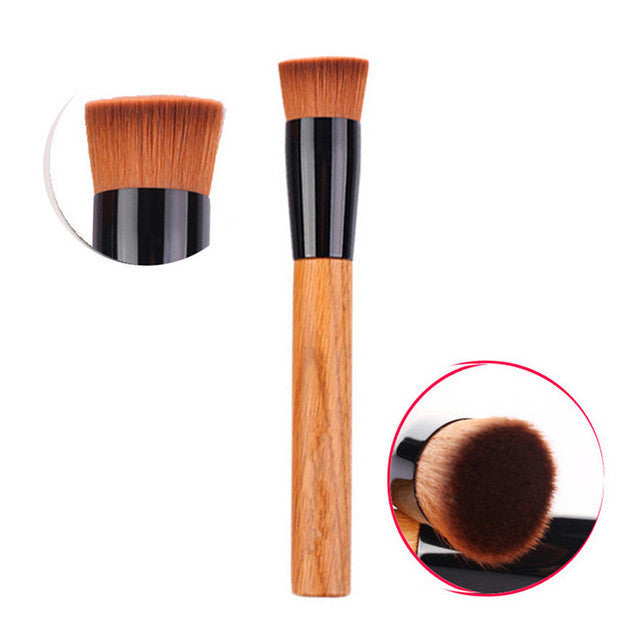 Professional Foundation Makeup Brushes Women Flat Contour Powder Make Up Brushes Multiple Functions