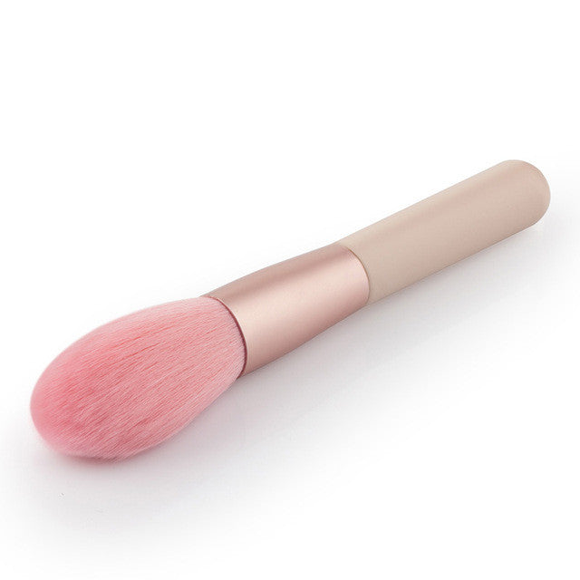 Professional Pink Tapered Face Foundation Powder Contour Make Up Blush Brush Cosmetic Beauty Tool