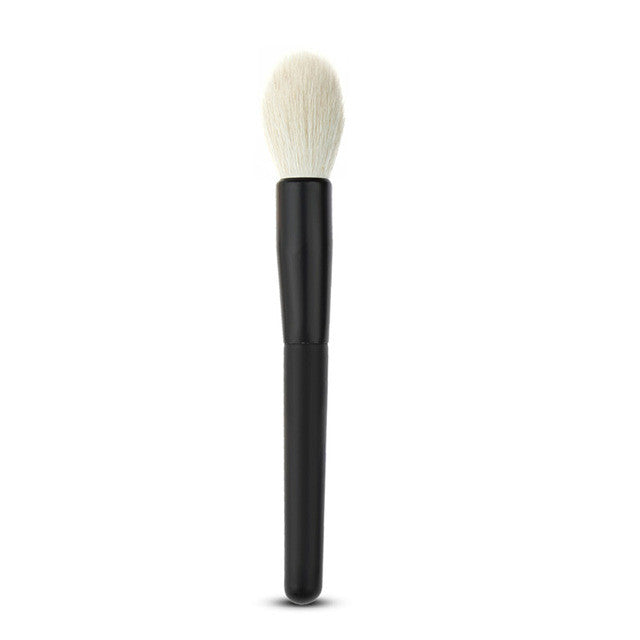 Professional Wool Hair Aluminum Tube Flame Head Foundation Powder Blush Makeup Brush