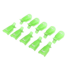 Promotion ! New Green/Orange 10PC Plastic Nail Art Soak Off Cap Clip UV Gel Polish Remover Wrap Tool Wholesale 2017 Anne